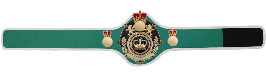 QUEENSBURY PRO LEATHER BLACK CHAMPION CROWN CHAMPIONSHIP BELT QUEEN/B/G/BLKGEM - AVAILABLE IN 10+ COLOURS